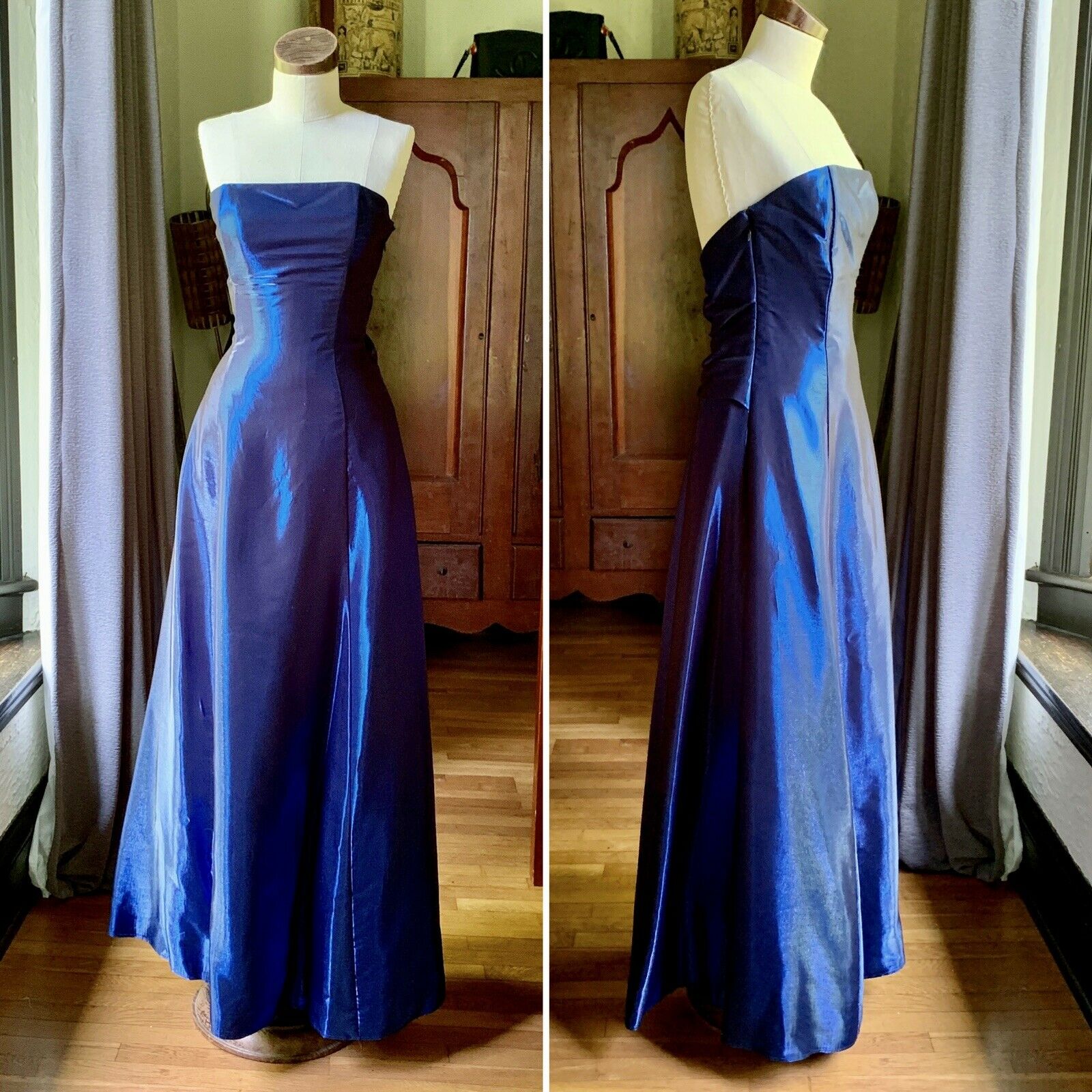 Scott McClintock store strapless gown